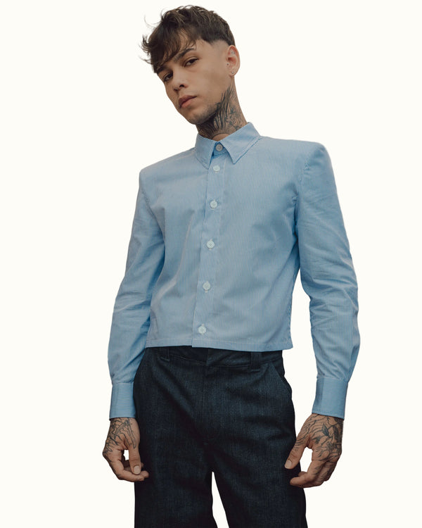 Pinstripe Architect's Shirt