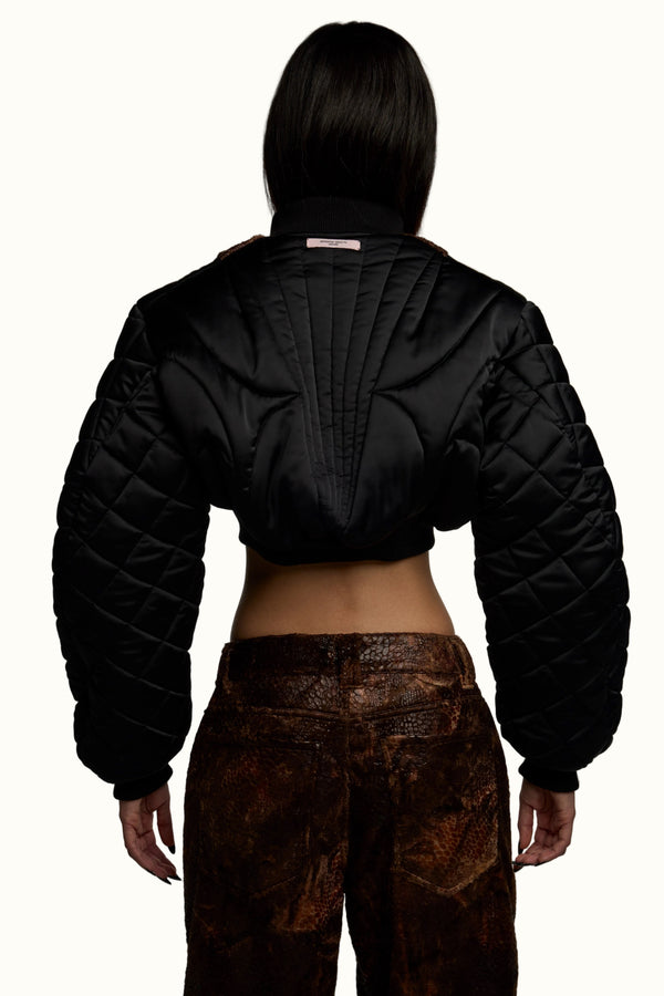 Reversible Reptile Bomber Jacket