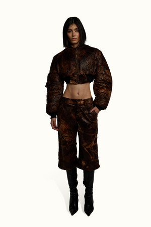 Oversized Reptile Fur Bottoms