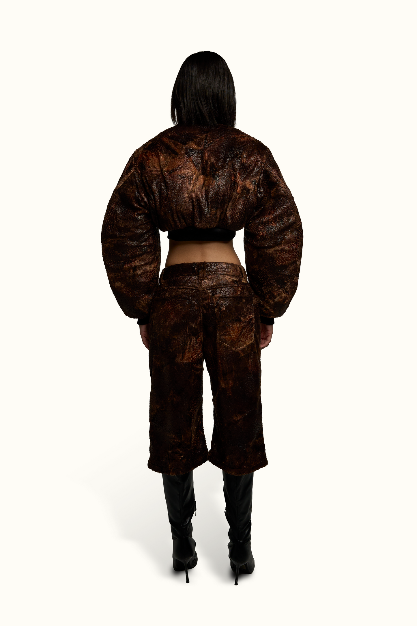 Reversible Reptile Bomber Jacket