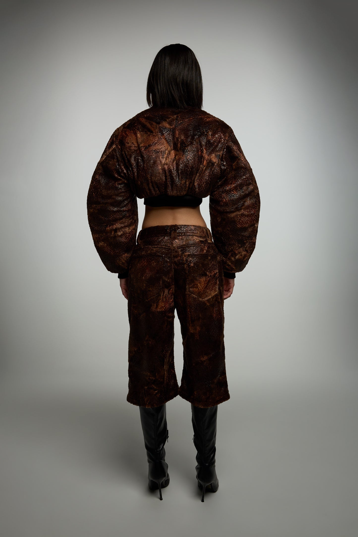 Oversized Reptile Fur Bottoms