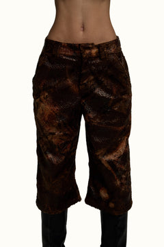 Oversized Reptile Fur Bottoms